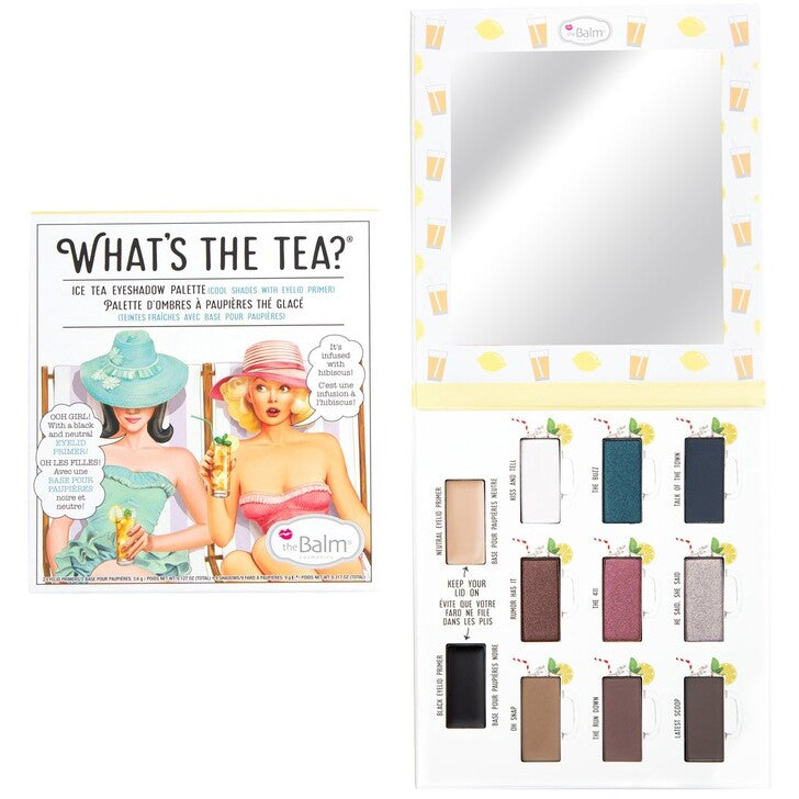 Palette de 9 ombres à paupières - What's The Tea? - Ice Tea