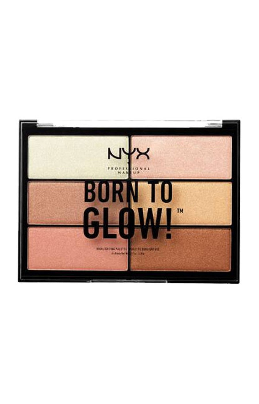 Palette de 6 highlighters - Born To Glow !