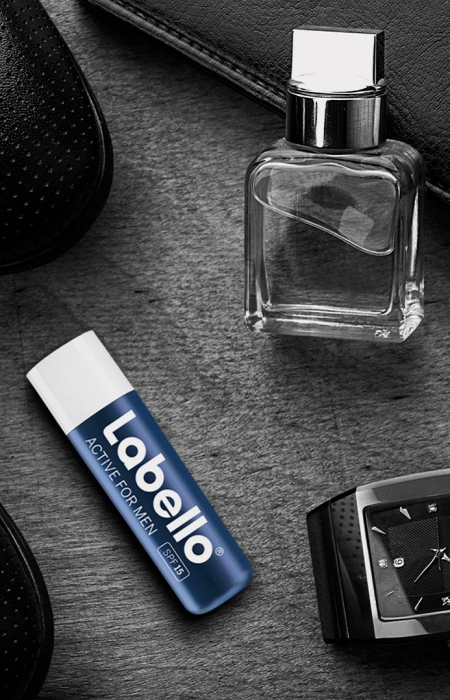 Baume à lèvres FPS 15 - Active for Men - Homme - 3 x 4,8 g