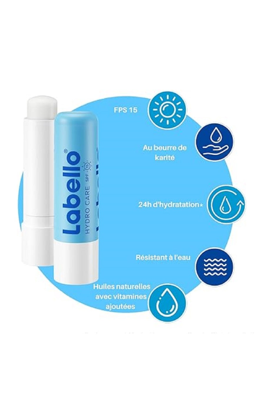 Baumes à lèvres SPF 15 - Hydro Care - 4,8 g
