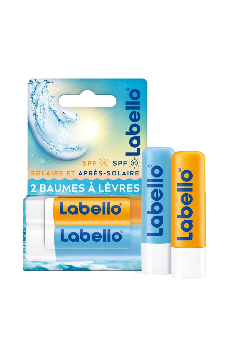 Baumes à lèvre SPF 50 -  Summer&After - 2 x 4,8 g