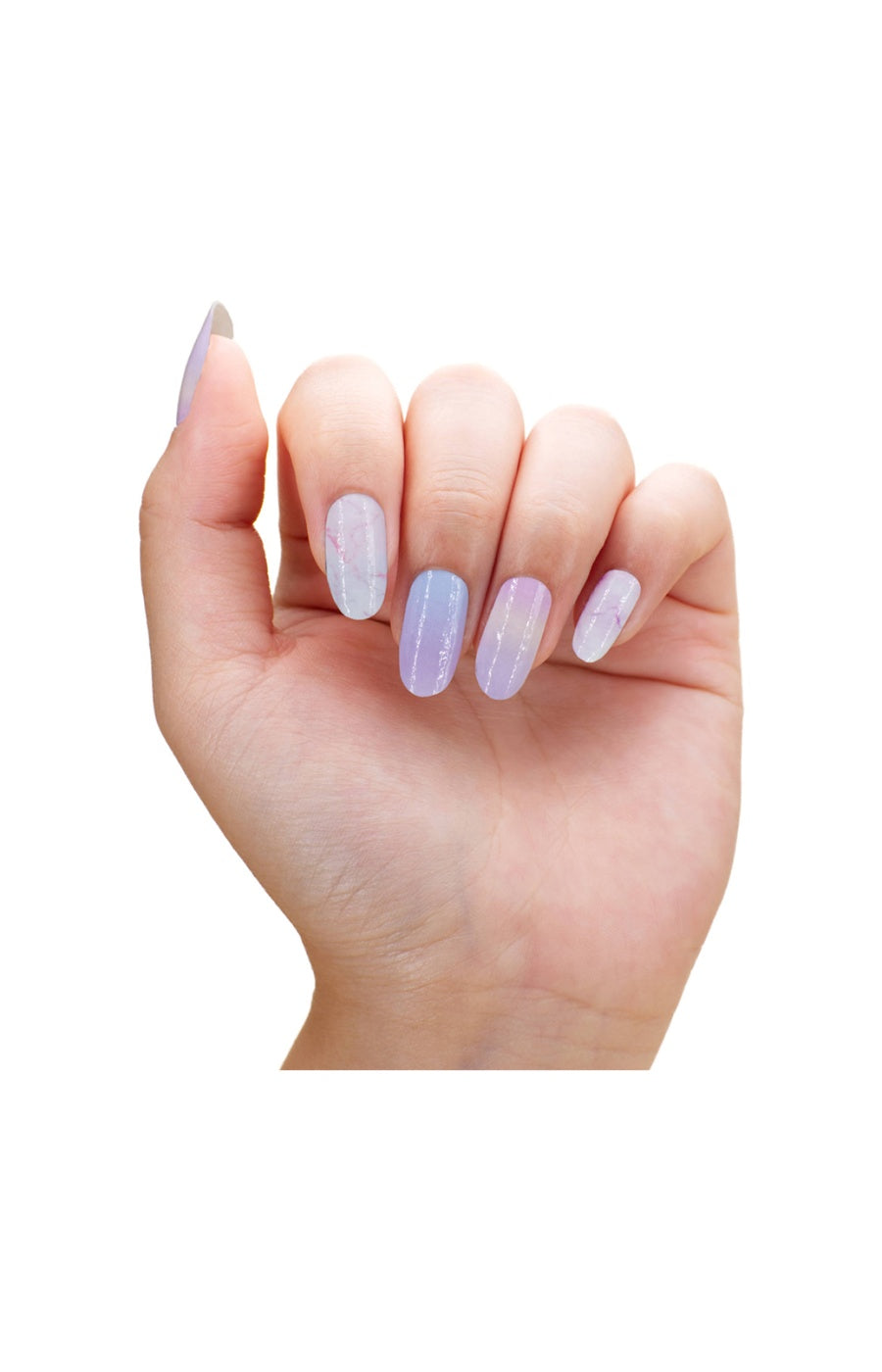 Vernis autocollant - Rainbow marble - 16 bandes