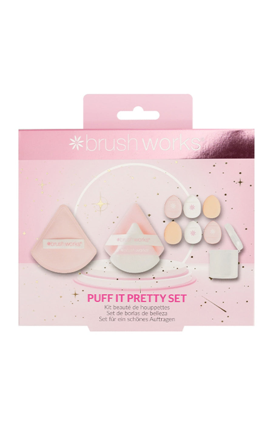 Coffret de houppettes - Teint - 9 Accessoires