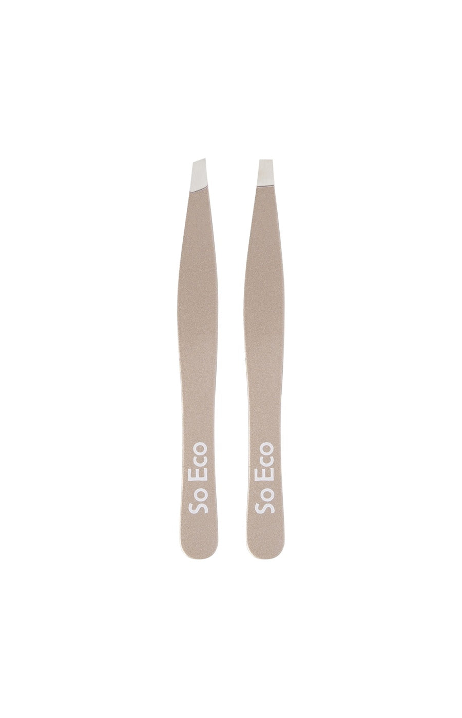 Duo de pinces à épiler - Beige