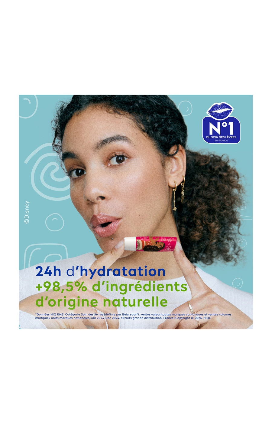 Labello - Disney Princesse - Pastèque - Vaiana - 4,8 g