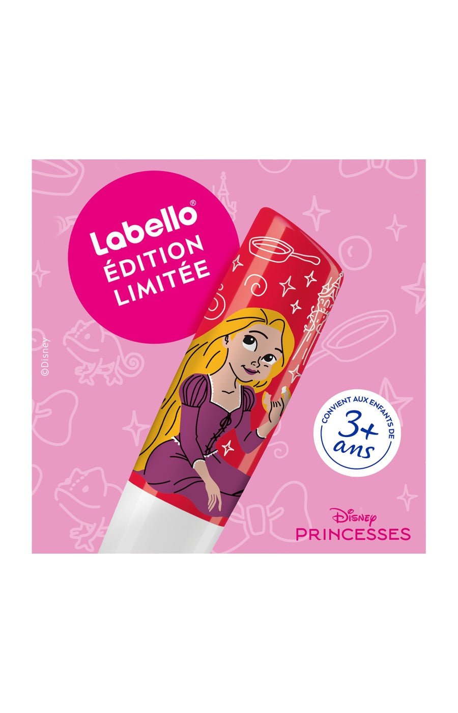 Labello - Disney Princesse - Fraise - Raiponce - 4,8 g