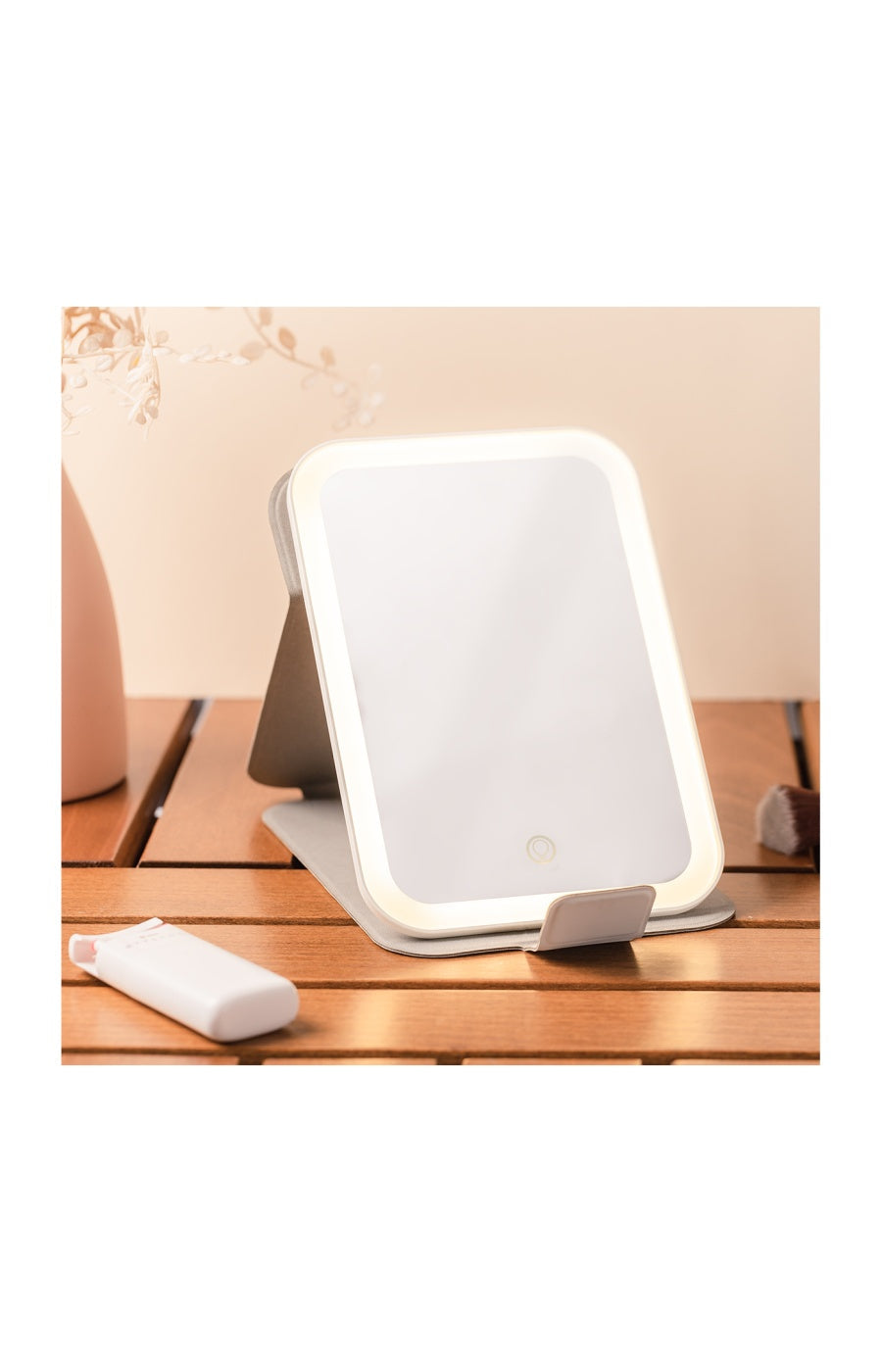 Miroir de voyage compact avec éclairage LED