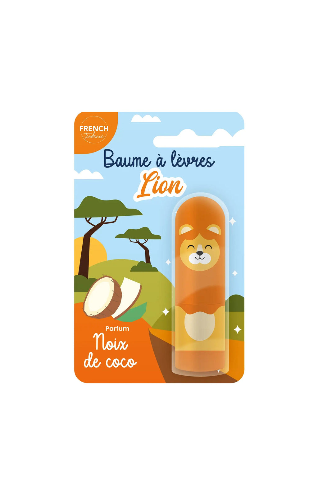 Baume à lèvres - Lion - Noix de coco
