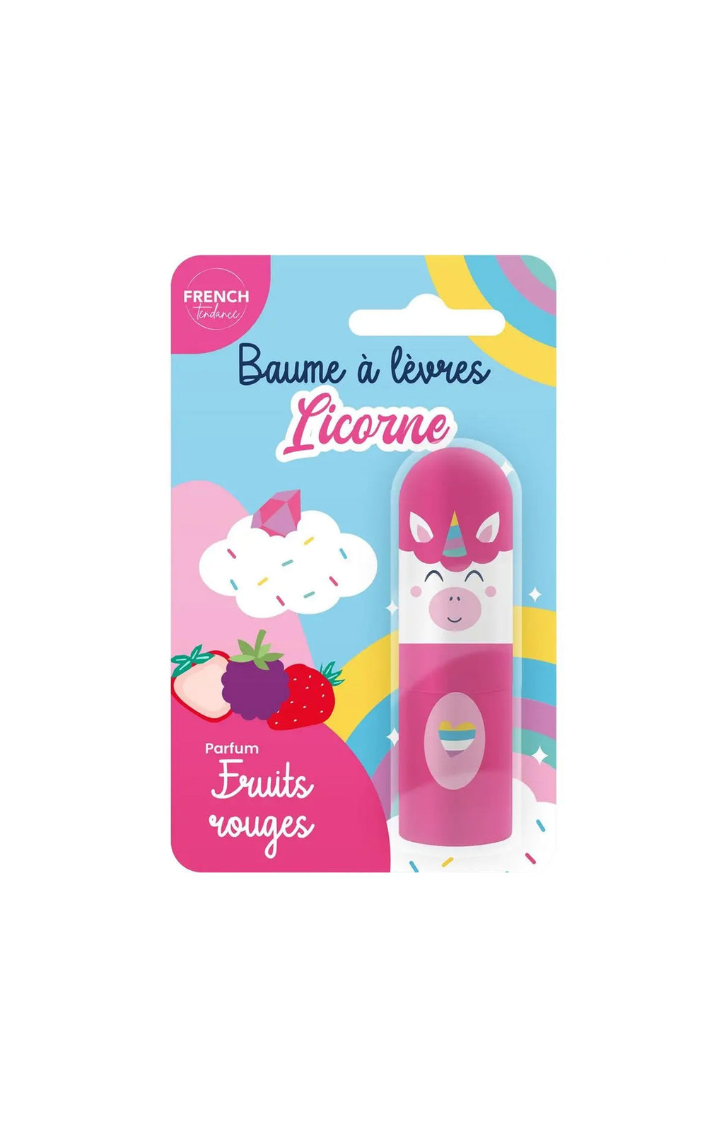 Baume à lèvres - Licorne - Fruits rouges