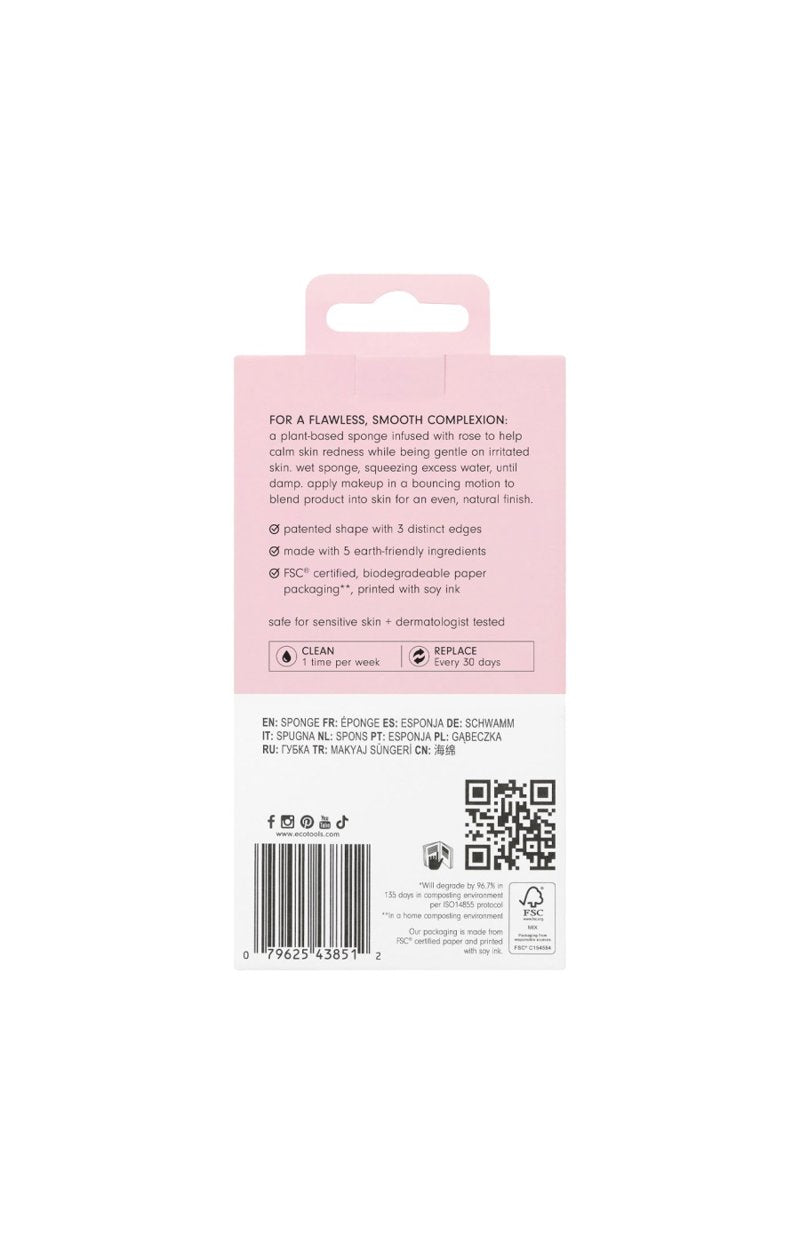 Eponge blender - Bioblender à l'eau de rose - Teint