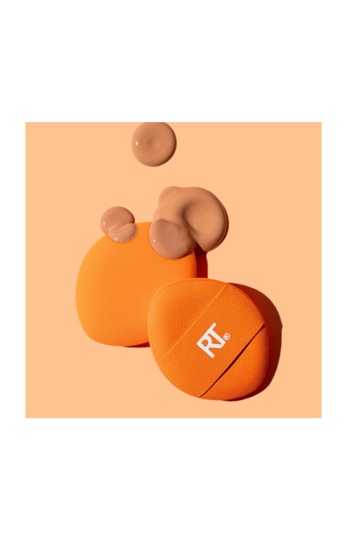 Trio mini houppettes - Orange